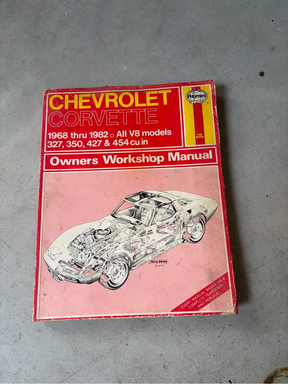 Haynes Chevy Corvette Service Repair Manual 1968-1982 C3 V8